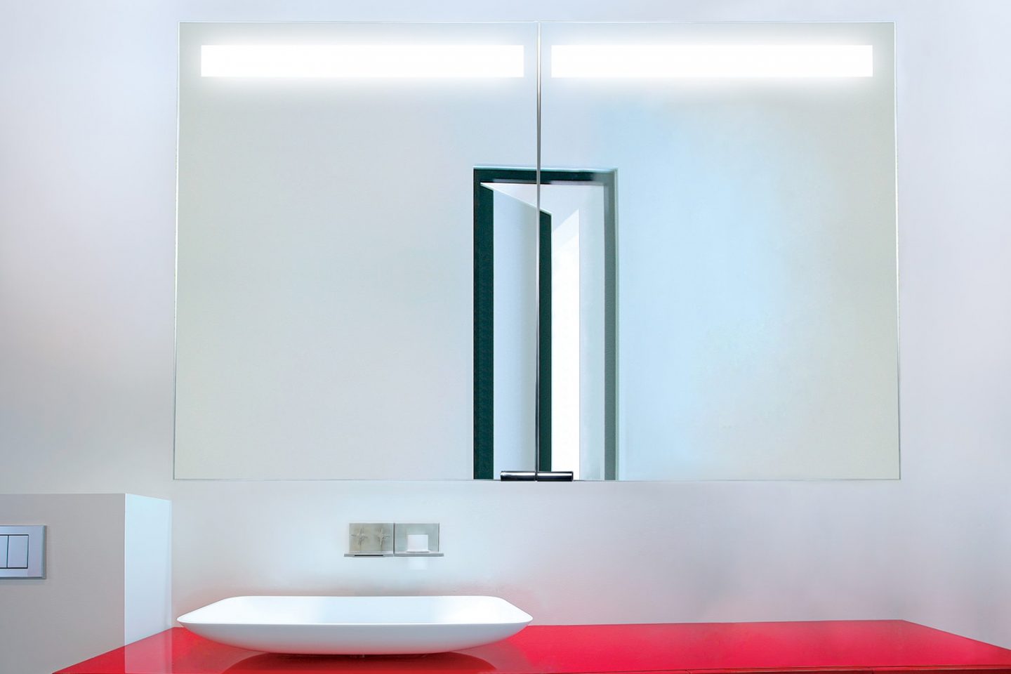 Sidler Diamando Collection Mirrored Bathroom Cabinets